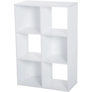 HOMCOM Meuble de Rangement Etagère de Rangement Bibliothèque 3 Caisers... pas cher