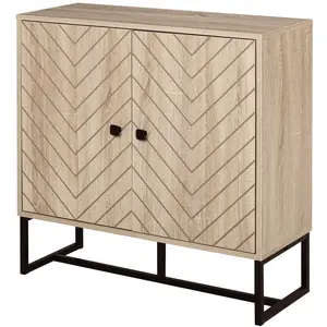 Comparateur de prix : HOMCOM Buffet meuble de rangement 2 portes