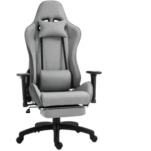 Vinsetto Fauteuil de bureau manager grand confort repose-pied tétière ... pas cher