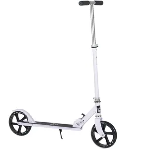 HOMCOM Trottinette Pliable Hauteur Guidon réglable sur 4 Niveaux systè... pas cher