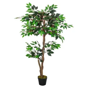 Comparateur de prix : Outsunny Plante artificiel ficus H1,2m