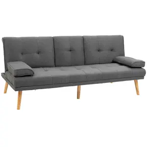 Comparateur de prix : Homcom Canapé Convertible 3 Places Design Scandinave