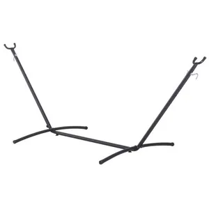 Comparateur de prix : Outsunny Support pied de hamac structure métal époxy noir