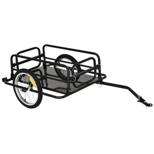 Comparateur de prix : HOMCOM Remorque vélo remorque de transport pour vélo pliable 70L 139L ...