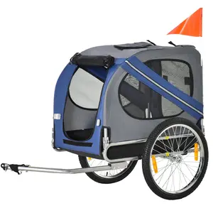 Black November 2025 PawHut Remorque vélo pour chien animaux