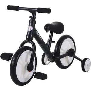 Comparateur de prix : HOMCOM Vélo draisienne enfant roulettes & pédales amovibles selle réglable