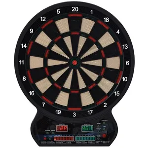 Comparateur de prix : HOMCOM Cible jeu de fléchettes électronique 27 jeux 8 joueurs affichage LED