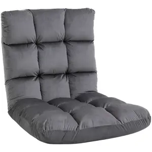 HOMCOM Fauteuil Convertible Fauteuil Paresseux Grand Confort Inclinais... pas cher