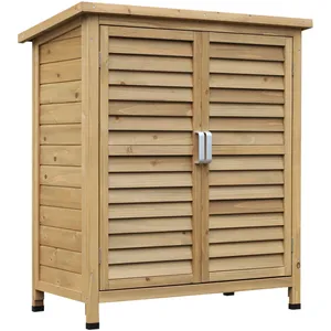 Armoire De Rangement Jardin Grise 65x45x88 Cm - Matière Rotin PP