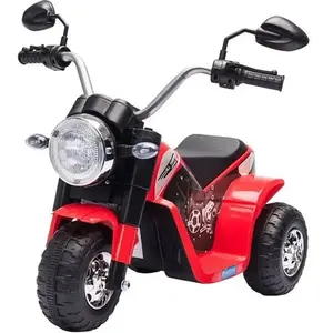 Comparateur de prix : HOMCOM Moto électrique enfant chopper tout-terrain 6V 20W avec effets ...