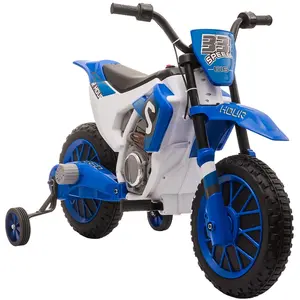 Comparateur de prix : Moto Cross électrique pour Enfant HOMCOM - Bleu - 3 à 5 Ans - 12V - 3-...