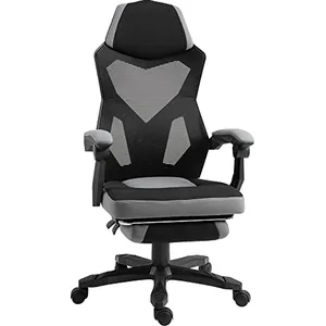 Comparateur de prix : HOMCOM Vinsetto chaise de bureau fauteuil gaming hauteur réglable doss...