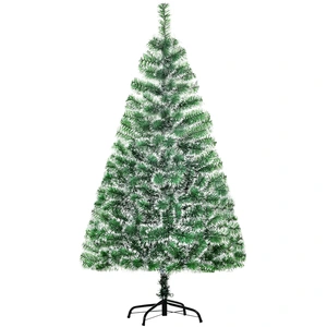 Comparateur de prix : HOMCOM Sapin de Noël artificiel enneigé imitation Nordmann H1,50 m