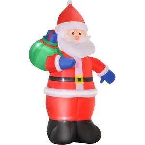 Arcadia Home Bas de Noël, bas de Noël en laine, bas de laine rouge