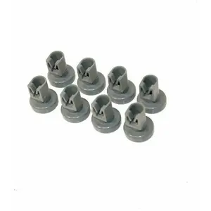 Ensemble roulettes panier sup (8x) gris pour lave vaisselle electrolux pas cher
