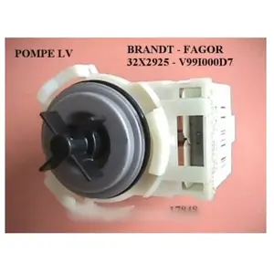 Pompe de vidange l.v. fagor - brandt pour lave vaisselle brandt pas cher