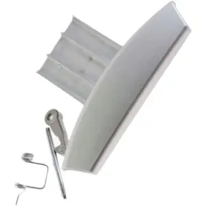 Comparateur de prix : Whirlpool Poignee de hublot aluminium lave linge frontal pour lave linge