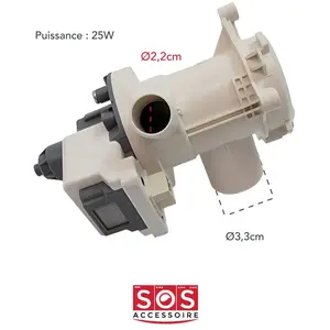 Beko SPW155195E31P-01 POMPE DE VIDANGE POUR LAVE LINGE BEKO pas cher