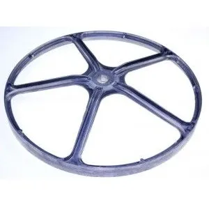 Poulie tambour diam 298mm pour lave linge seche linge whirlpool