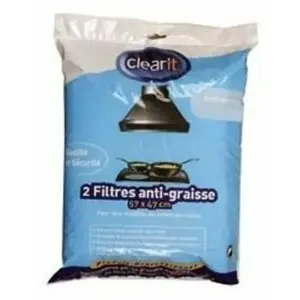 Comparateur de prix : Brandt FILTRES ANTI GRAISSE 140g/M² POUR HOTTE BRANDT