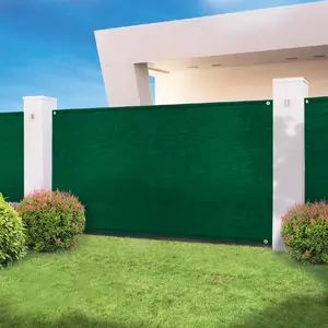 IDMarket Brise Vue Haute Densité 1,2 X 10 M Vert 300 Gr/M² Qualité Pro