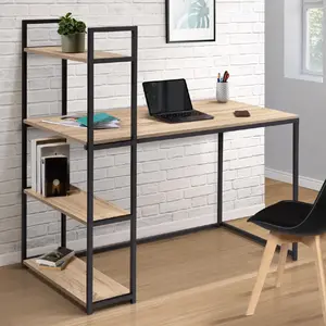 Comparateur de prix : Idmarket - Bureau bibliothèque detroit - Design industriel - Naturel
