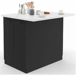 Comparateur de prix : IDMARKET MARKET Ilot ALASKA - Marbre blanc