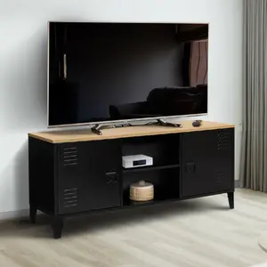 IDMARKET MARKET ESTER - Noir/bois