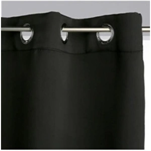 Atmosphera - Rideau occultant Louisa - 140 x 260 cm - Noir pas cher