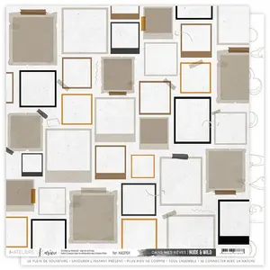 Les Ateliers de Karine Nude and wild Papier imprimé #4 pas cher