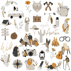 Les Ateliers de Karine Nude and wild Die Cuts calque pas cher