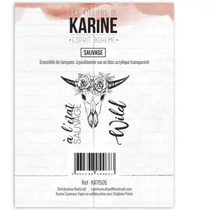 Les Ateliers de Karine Tampons transparents Sauvage