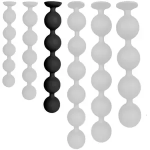 Chapelet anal BULBY BUTT L 36 x 5.7 cm Noires 