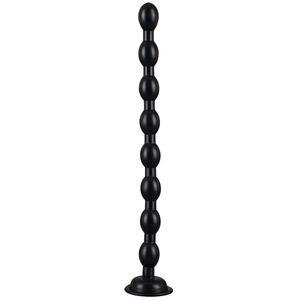 Long chapelet anal AEL BEADS 47 x 3.5 cm Noir 