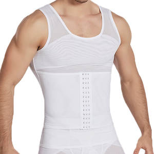 NoGenderWear Débardeur gainant MESH TIGHT Blanc L pas cher