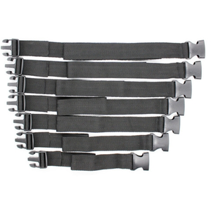 Lot de 7 Sangles Attaches CAMISOLE CLAPS Noires 