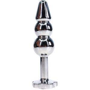 Plug bijou anal FLOWER 10 x 2.7cm pas cher