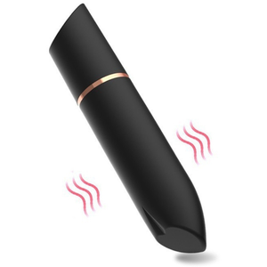 Comparateur de prix : Mini Vibro HEART LIPSTICK 9cm Noir 