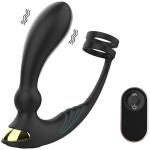 Comparateur de prix : Plug prostatique vibrant et Anneau KINGS LANDING 13 x 3.3cm 