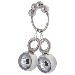 Comparateur de prix : Anneau en métal avec 2 boules WEIGHT HANGER 160g XXXL