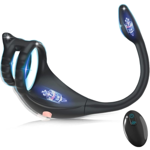 FUKR Anneaux et Plug Vibrant KNIGHT 9 Vibrations 42mm pas cher