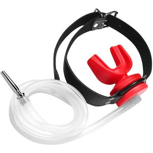 Comparateur de prix : Plug Pénis avec Bâillon Urinoir - Plug 4 x 0.7cm Rouge