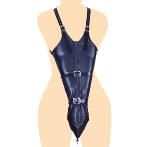 KinkHarness Camisole STRICT LEATHER Zipper pas cher