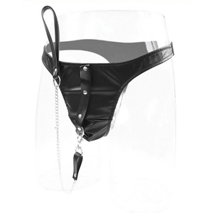 Comparateur de prix : String en simili avec laisse 