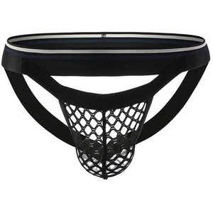 MenSexyWear Jockstrap FILINET Noir L pas cher