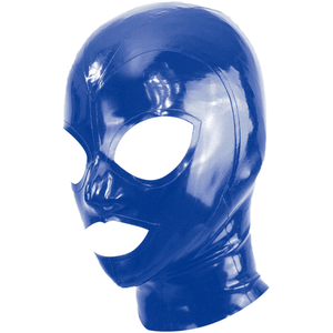 Cagoule en Latex TEXIE Bleu M