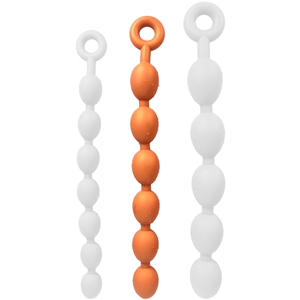 Chapelet anal CHAPIRA M 43 x 4.8 cm Orange 