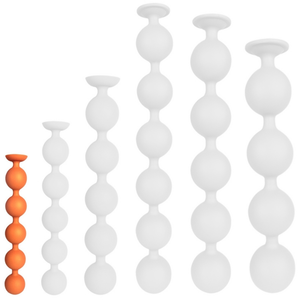 Chapelet anal BULBY BUTT S 25 x 4cm Orange 