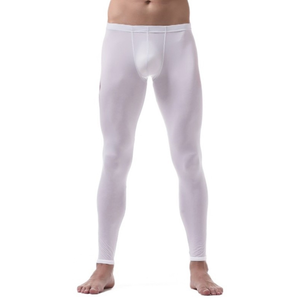 MenSexyWear Long John VANSKOOS Blanc M pas cher