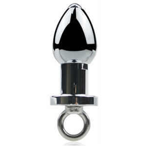 Comparateur de prix : Plug en métal ARSENAL avec Anneau 8 x 3.7cm Gris